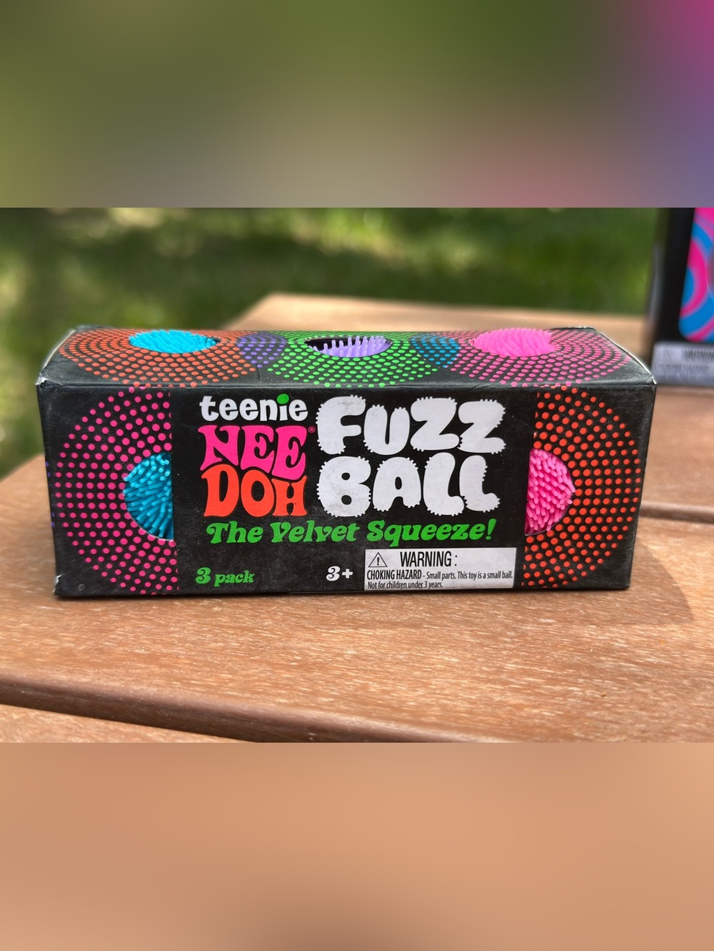 NEW NEEDOH FuzzBall Mini 3-pack Squishy Sensory Squish Toy. Ships quick!